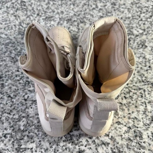 Nike SF Air Force 1 String Gray High Top Gum Sneakers Boots M12 - Picture 6 of 7